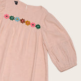 Vestido com estampa Linho infantil feminino Antonita para meninas 
