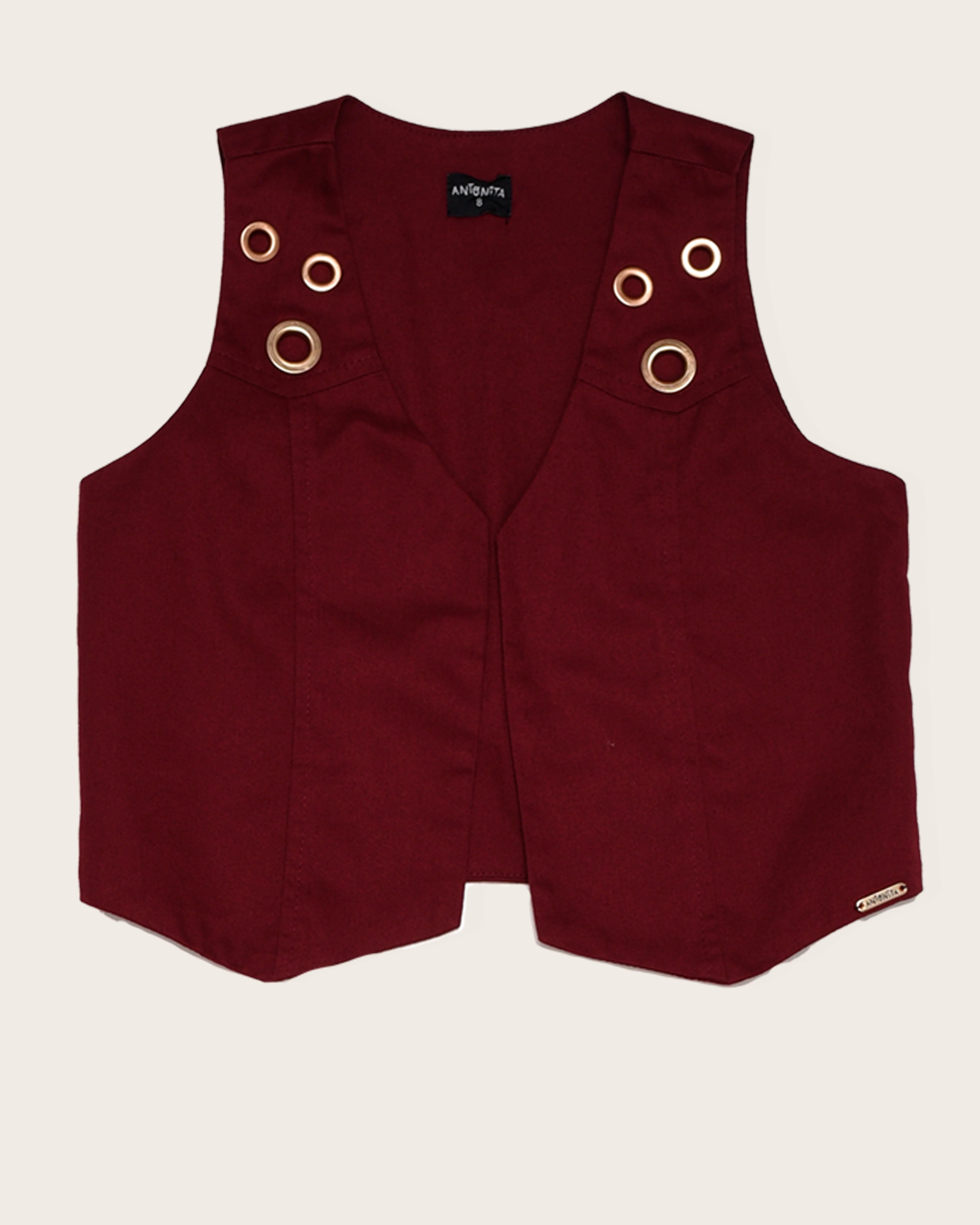 Conjunto com blusa cropped e calça ampla infantil feminino Antonita para meninas 