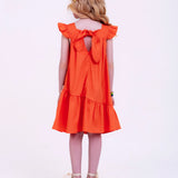 Vestido curto com estampa Buque De Flores infantil feminino Antonita para meninas de 4 a 16 anos