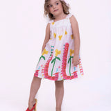 Vestido com estampa Centopeia infantil feminino Antonita para meninas de 2 a 10 anos