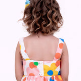 Vestido com estampa Florescer infantil feminino Antonita para meninas de 4 a 16 anos
