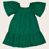 Vestido com mangas bufantes infantil feminino Antonita para meninas 