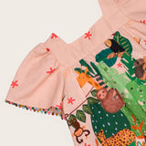 Conjunto com estampa Amazonia infantil feminino Antonita para meninas