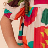 Vestido Baby Infantil Feminino Geometrico Antonita