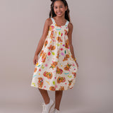 Vestido Infantil Feminino Capivara Antonita