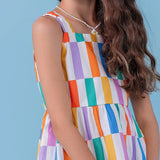 Conjunto Infantil Feminino Short Saia Palitos Antonita