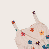 Vestido curto com estampa floral infantil feminino Antonita para meninas de 2 a 10 anos