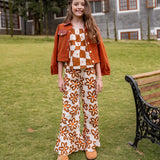 Conjunto floral com estampa Flower 70'S infantil feminino Antonita para meninas 
