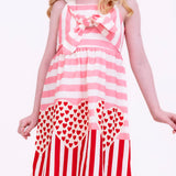 Vestido com estampa True Love infantil feminino Antonita para meninas de 4 a 16 anos