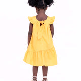 Vestido curto com estampa Buque De Flores infantil feminino Antonita para meninas de 4 a 16 anos