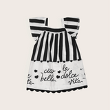 Vestido curto com estampa Alma Doce infantil feminino Antonita para meninas de 2 a 10 anos