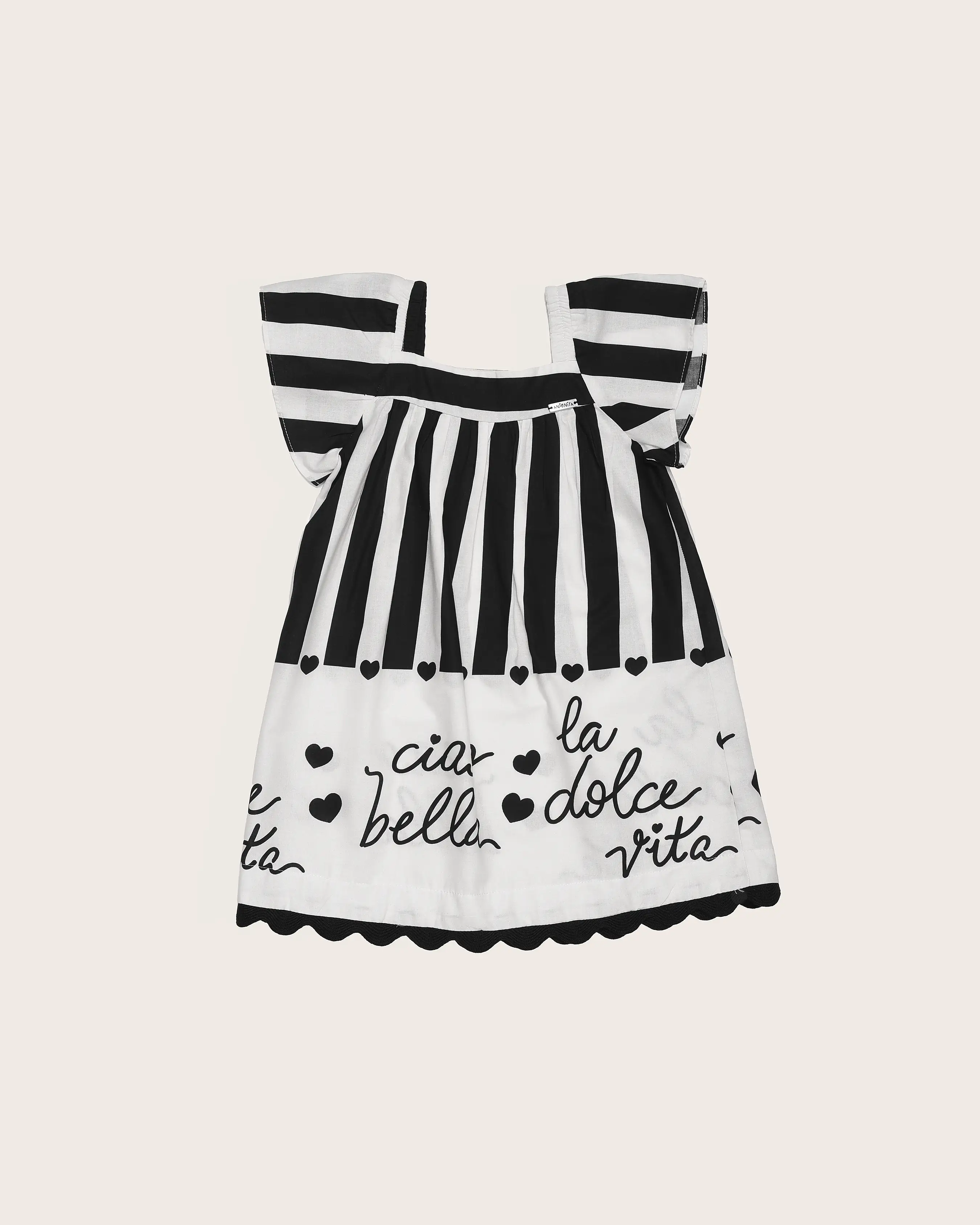 Vestido curto com estampa Alma Doce infantil feminino Antonita para meninas de 2 a 10 anos
