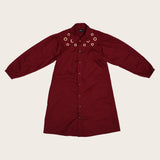 Vestido elegante com detalhe em anéis infantil feminino Antonita para meninas