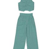 Conjunto Infantil Feminino Colete Linho Sweet Antonita