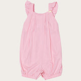 Romper infantil feminino cores em linho