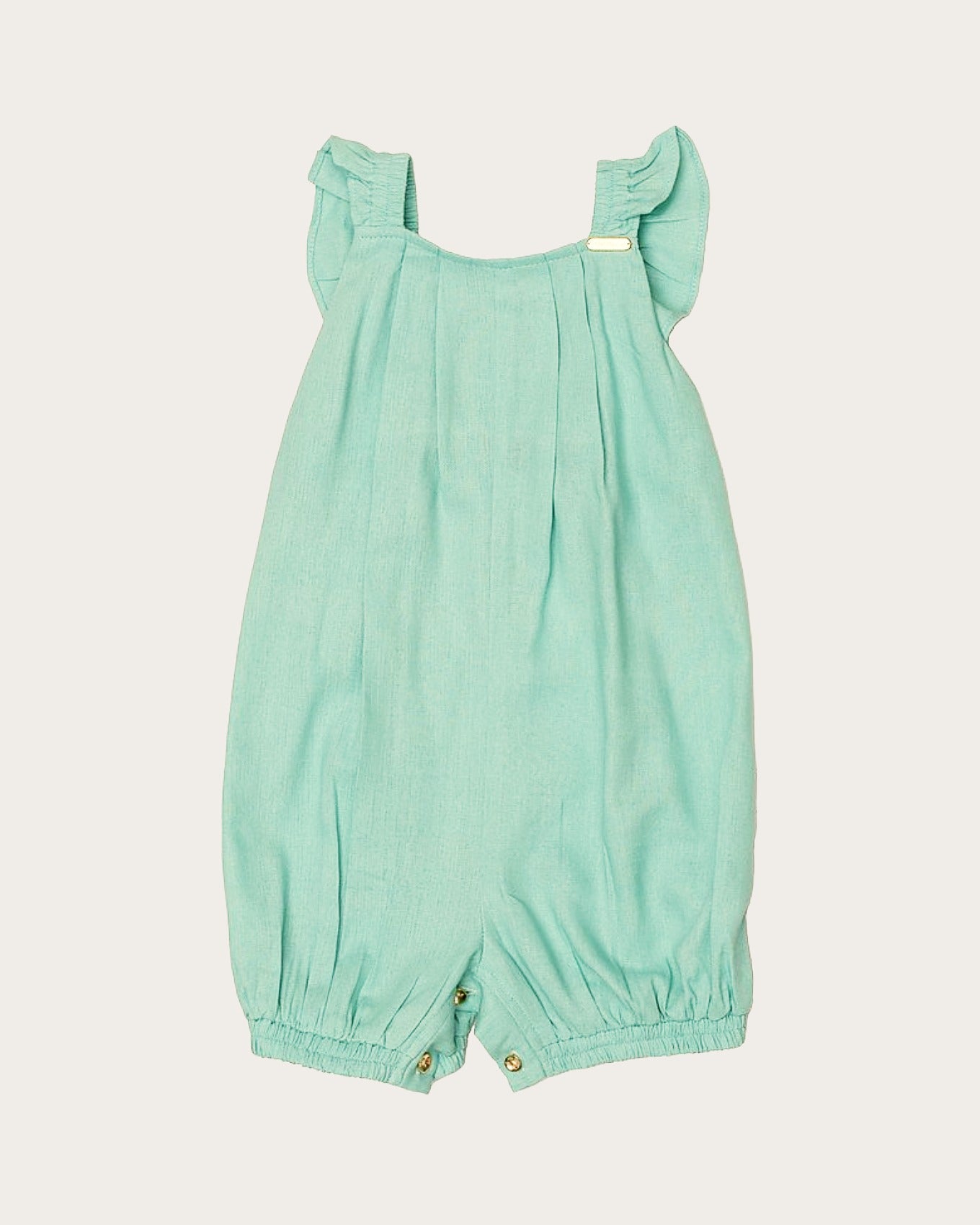 Romper infantil feminino cores em linho