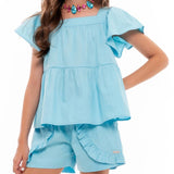 Conjunto Infantil Feminino Bata Ceu Antonita