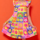 Vestido Infantil Feminino Olha O Picolé Antonita