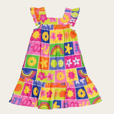 Vestido Infantil Feminino Olha O Picolé Antonita