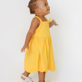Vestido com laço e saia ampla infantil feminino Antonita para meninas de 0 a 3 anos