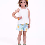 Conjunto com estampa Camafeu infantil feminino Antonita para meninas de 2 a 10 anos