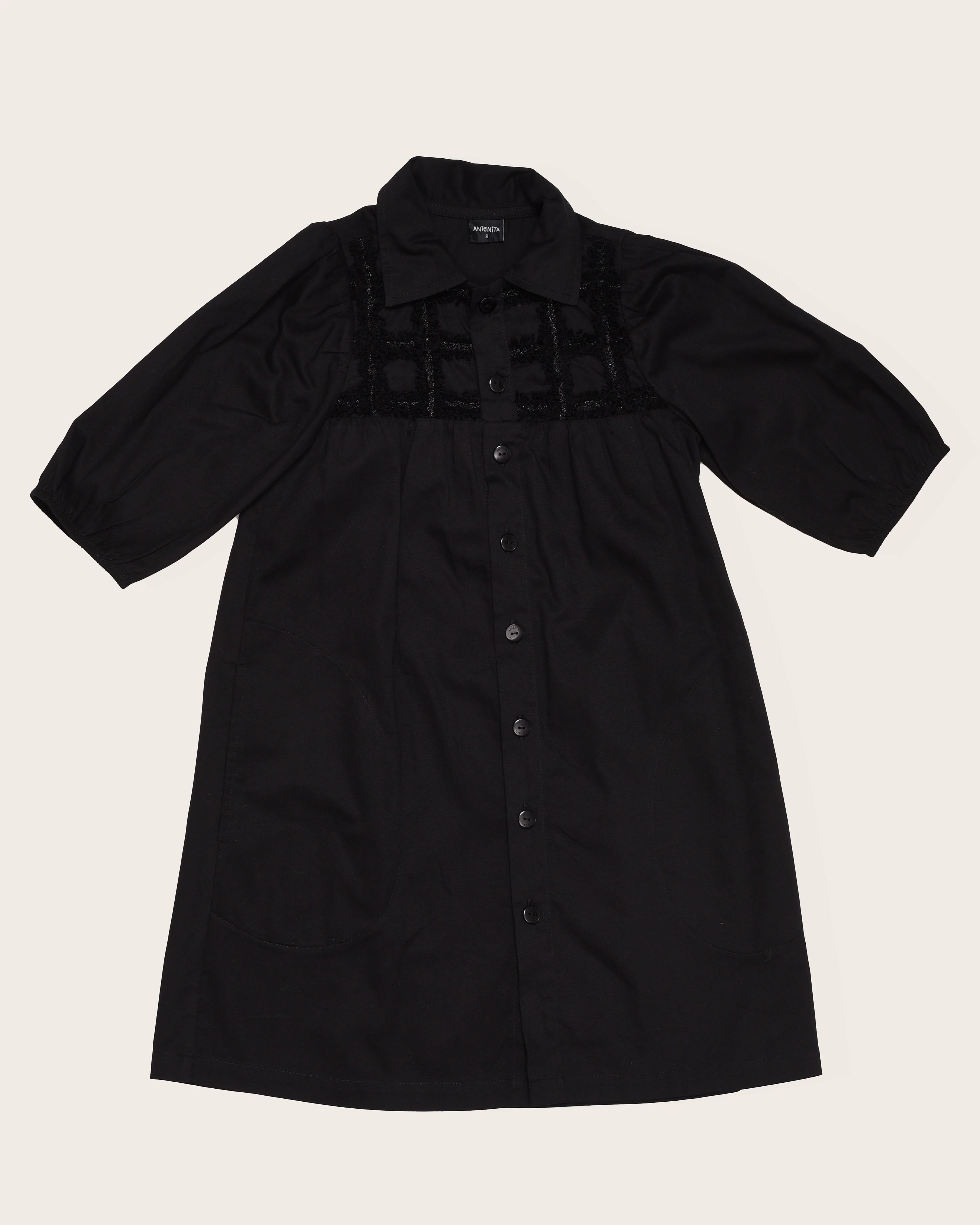 Vestido com detalhes texturizados infantil feminino Antonita para meninas 