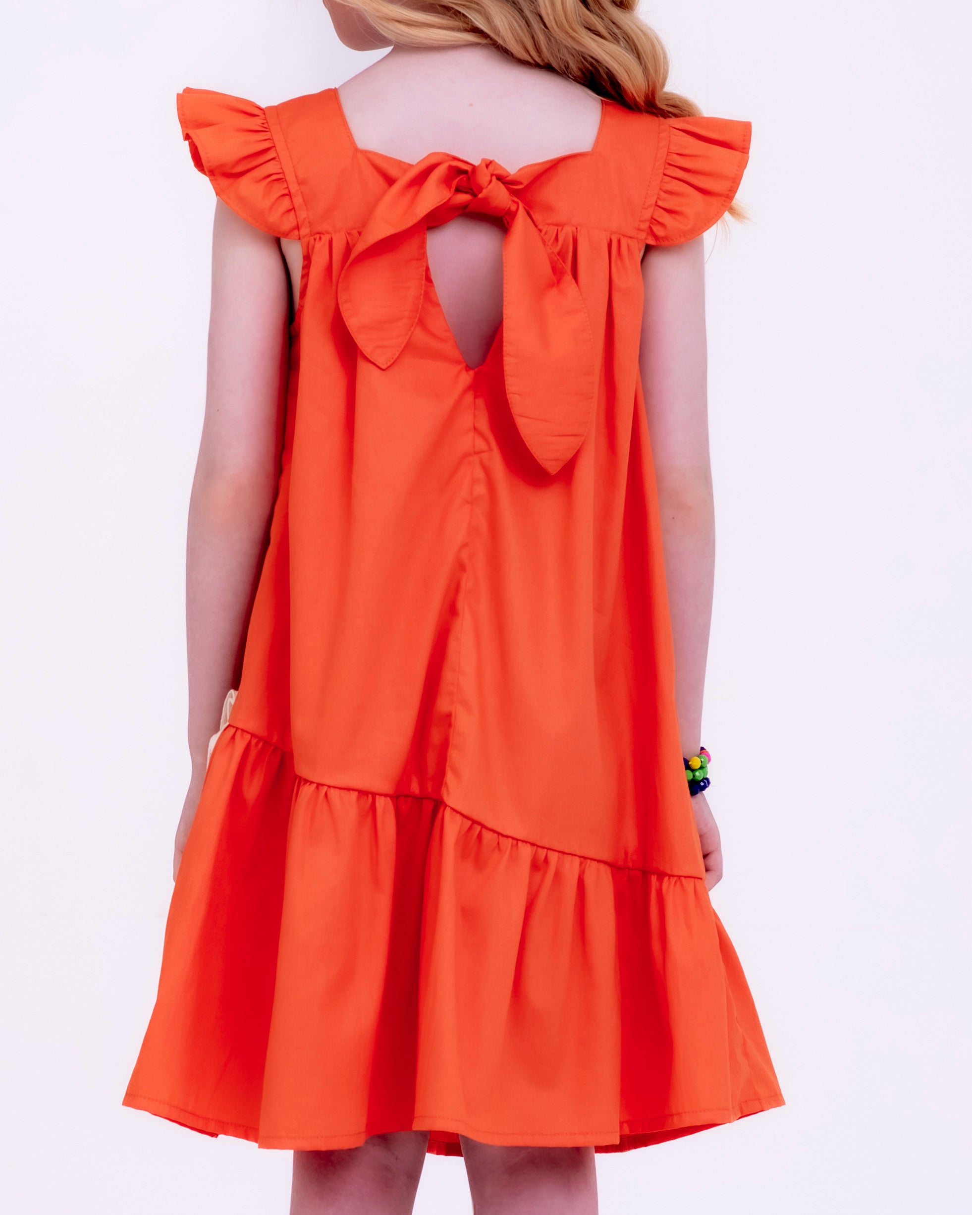 Vestido curto com estampa Buque De Flores infantil feminino Antonita para meninas de 4 a 16 anos