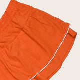 Conjunto laranja com babados infantil feminino Antonita para meninas