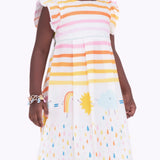 Vestido com estampa Chuva E Sol infantil feminino Antonita para meninas de 2 a 10 anos