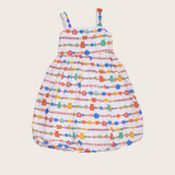 Vestido balone com estampa colorida infantil feminino Antonita para meninas de 4 a 12 anos