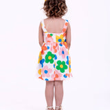Vestido com estampa Florescer infantil feminino Antonita para meninas de 4 a 16 anos