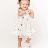 Romper leve com estampa de joaninhas infantil feminino Antonita para meninas de 0 a 3 anos