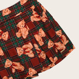 Conjunto bata com estampa Teddy II infantil feminino Antonita para meninas 