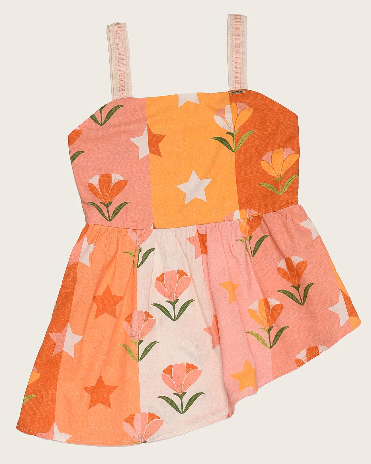 Conjunto com estampa Brilho do Jardim infantil feminino Antonita para meninas de 4 a 16 anos