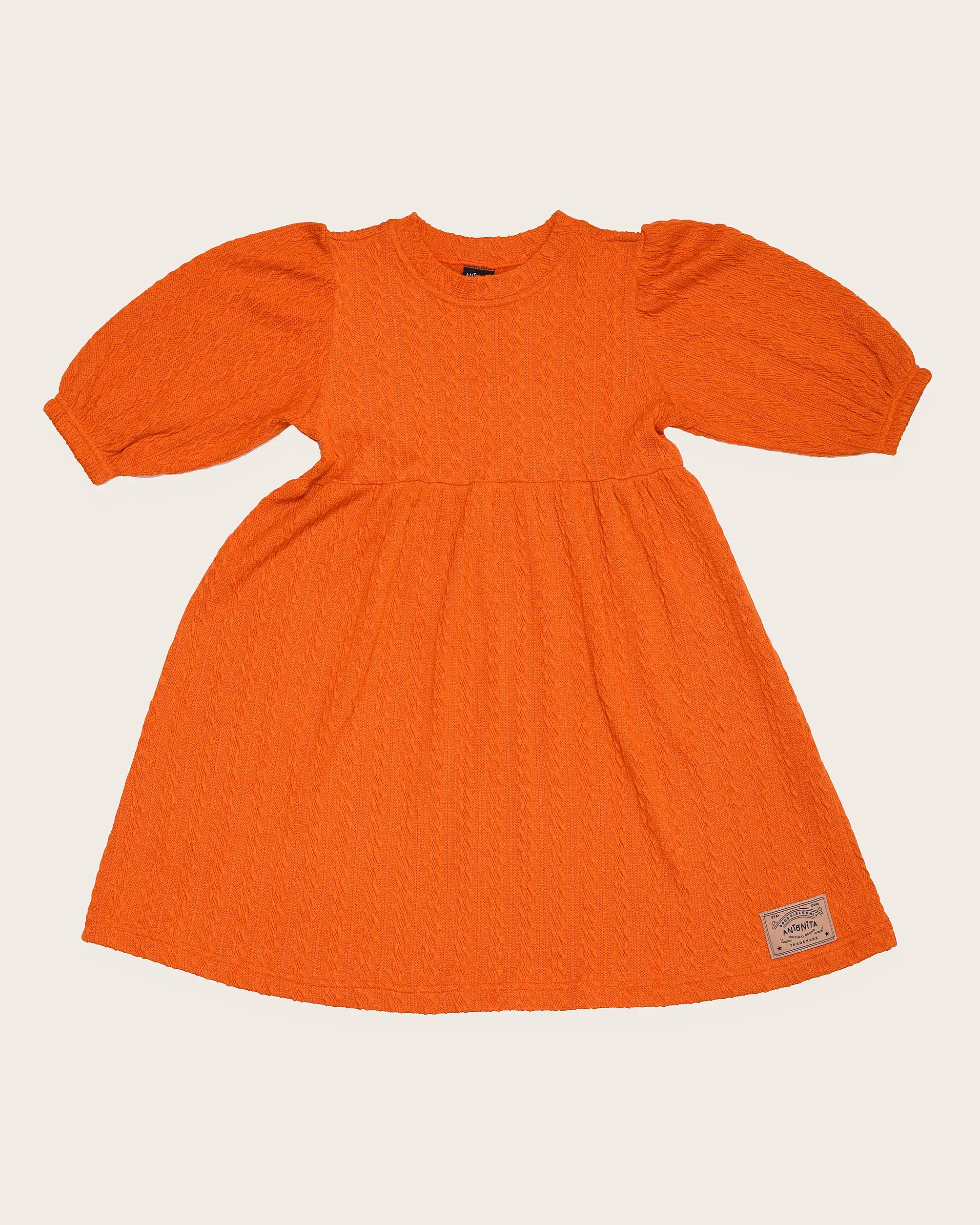 Vestido com textura lúdica infantil feminino Antonita para meninas