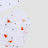 Vestido com estampa de abelhas infantis femininos Antonita para meninas de 2 a 10 anos