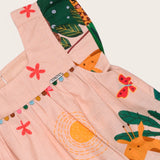 Vestido curto com estampa Amazonia infantil feminino Antonita para meninas 