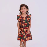Vestido com estampa de ursos xadrez infantil feminino Antonita para meninas