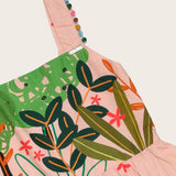Vestido curto com estampa Amazonia infantil feminino Antonita para meninas