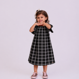 Vestido com estampa xadrez infantil feminino Antonita para meninas