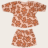 Conjunto com estampa floral infantil feminino Antonita para meninas 