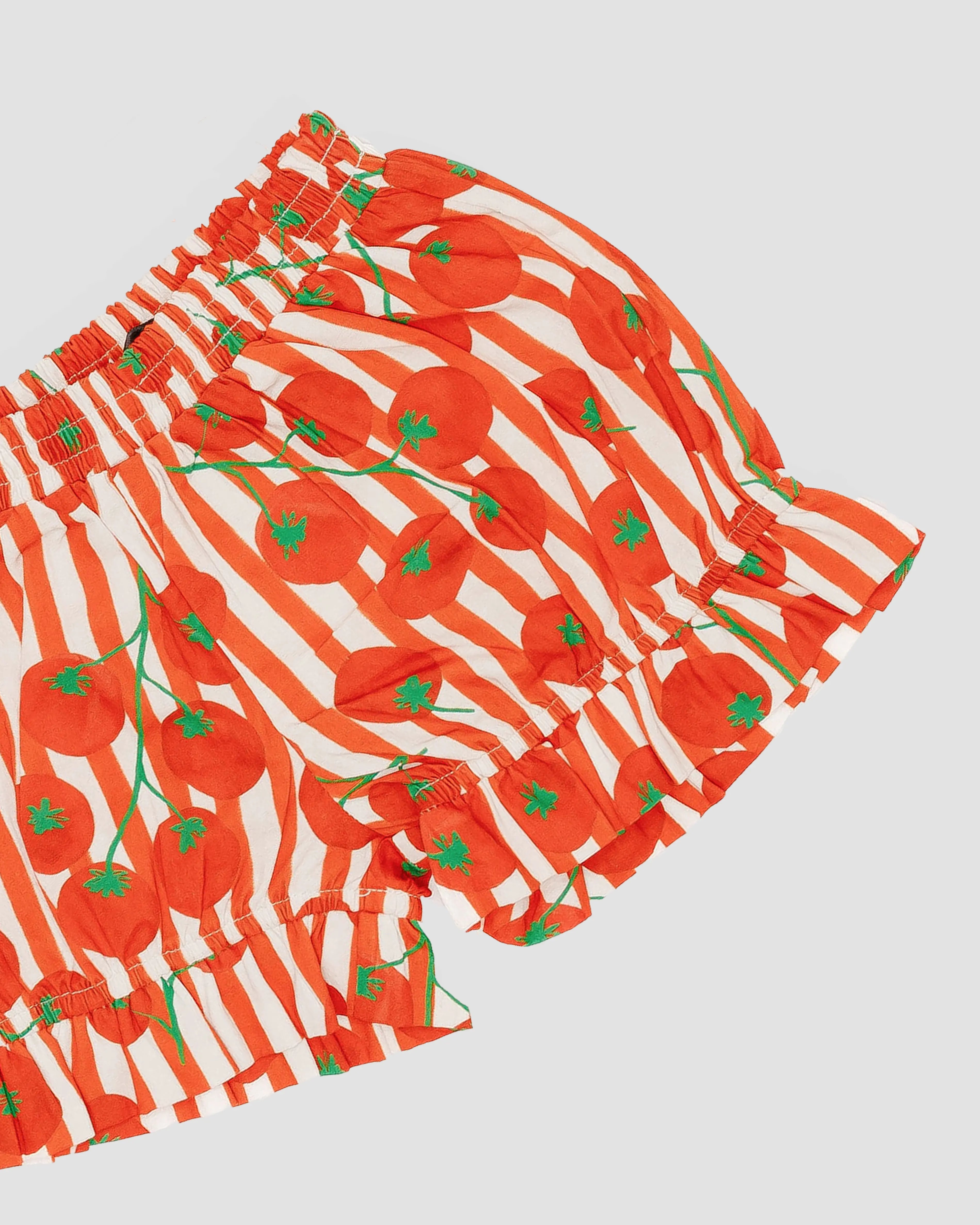 Conjunto com estampa Tomatinhos infantil feminino Antonita para meninas de 0 a 3 anos