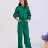 Jaqueta bomber com estampa Aromas infantil feminino Antonita para meninas