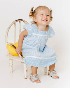 Vestido com estampa Abelhas infantil feminino Antonita para meninas de 2 a 10 anos