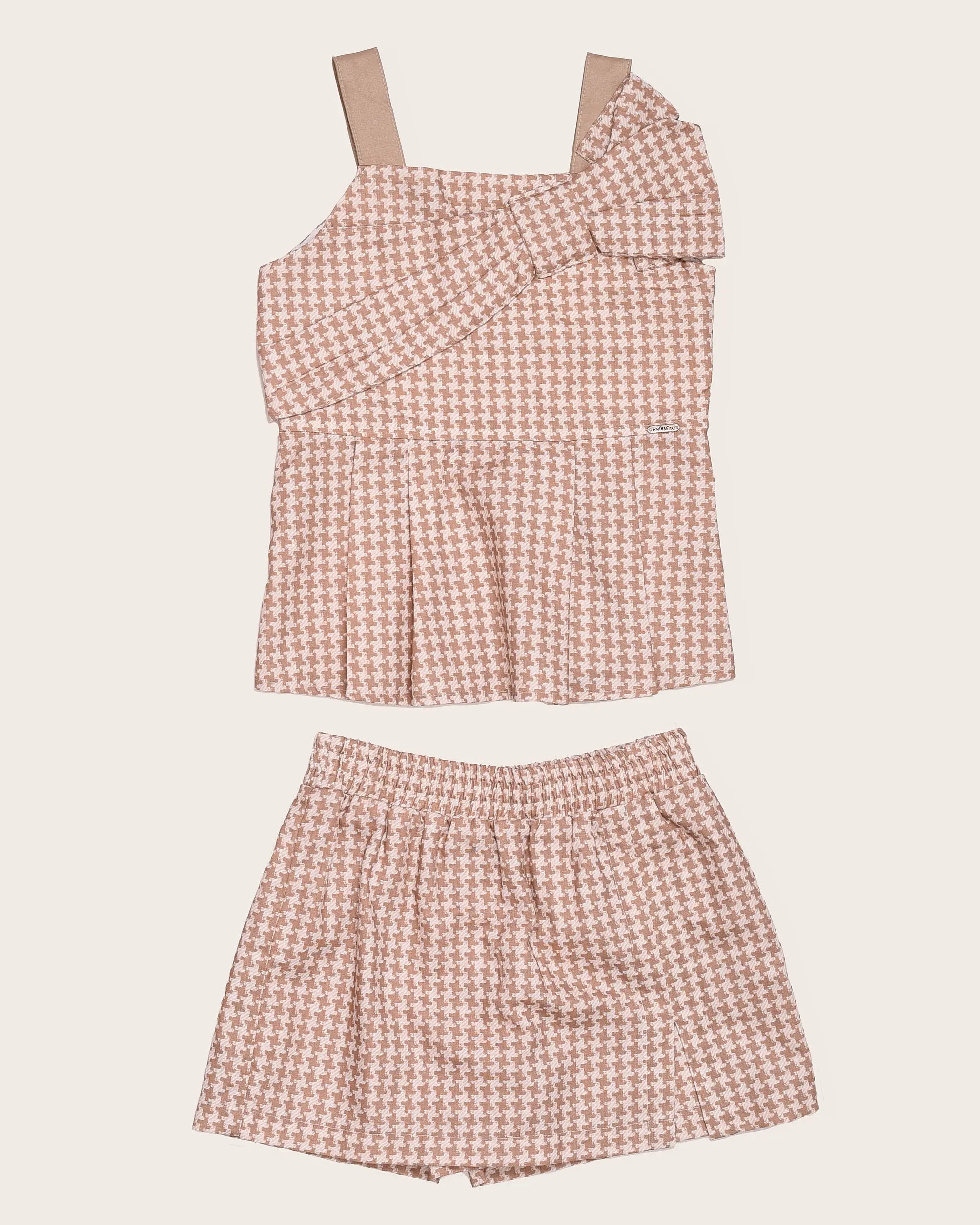 Conjunto com estampa Provance infantil feminino Antonita para meninas 