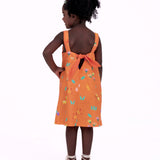 Vestido curto com estampa Dia de Verão infantil feminino Antonita para meninas de 2 a 10 anos