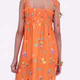 Vestido leve com estampa Dia de Verão infantil feminino Antonita para meninas de 10 a 16 anos