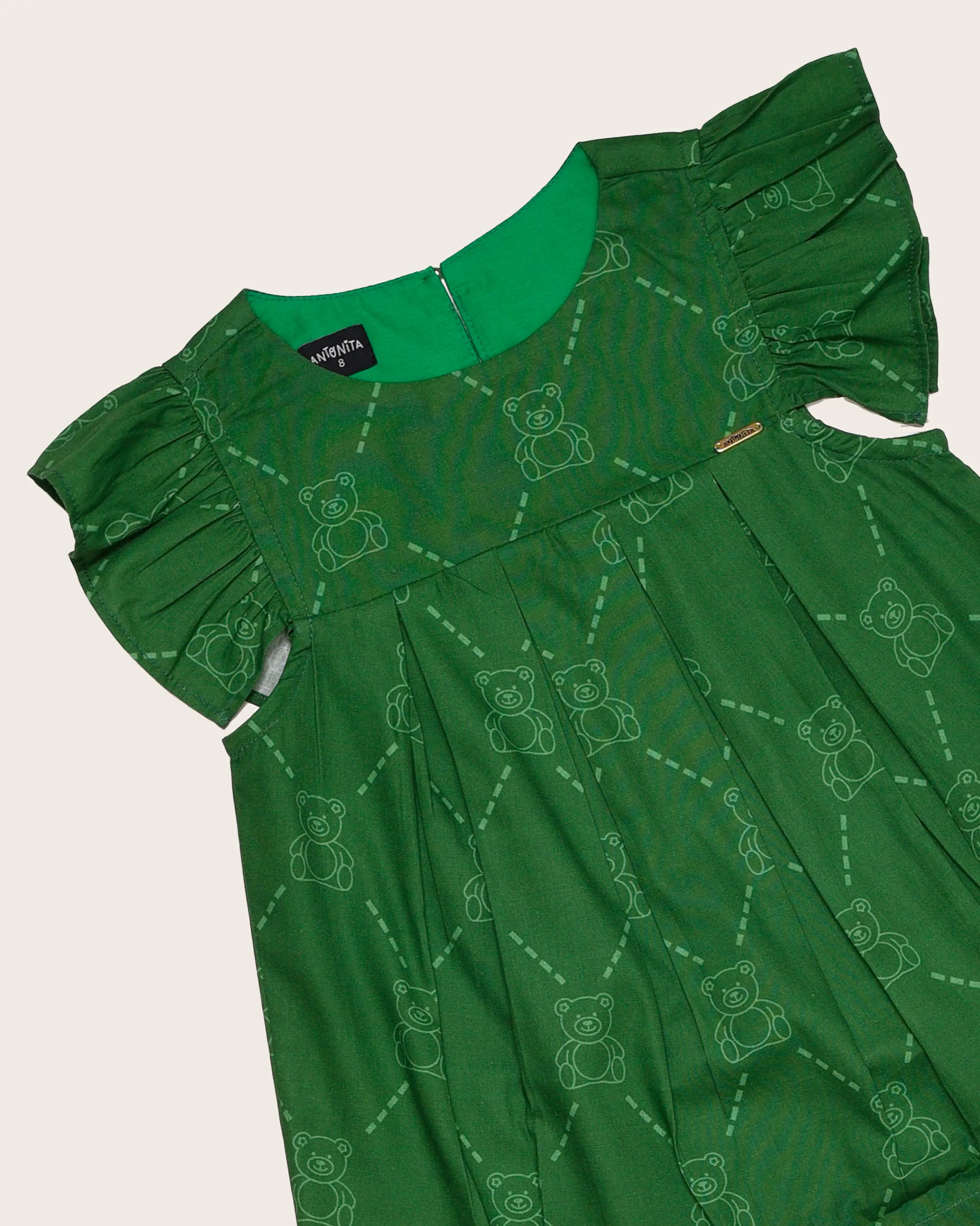 Conjunto com estampa de ursos infantil feminino Antonita para meninas