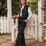 Calça com alças laterais infantil feminino Antonita para meninas